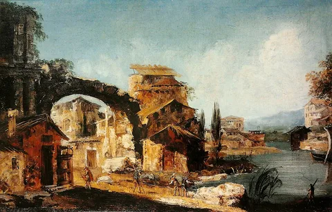 Michele Marieschi, Coastal Landscape