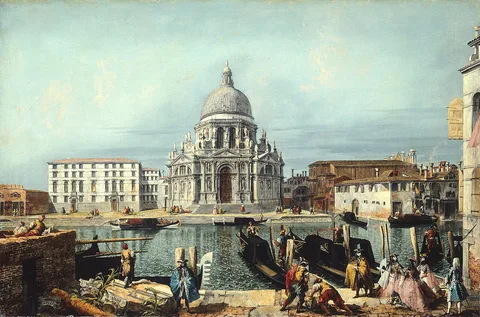 Michele Marieschi, The Church of Santa Maria della Salute, Venice