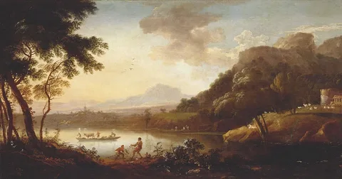 Adriaen van Diest, Landscape with Figures