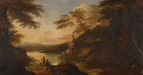 Adriaen van Diest, Landscape with Figures