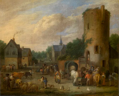 Peeter Bout, Village Scene