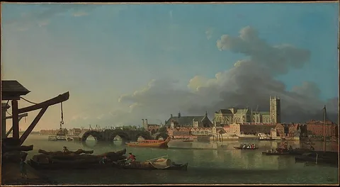 Samuel Scott, The Building of Westminster Bridge
