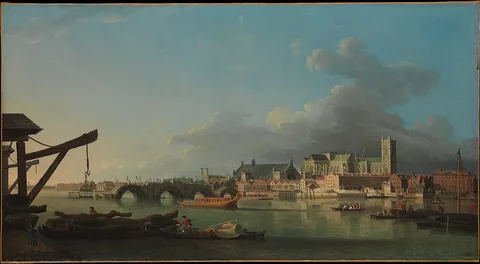 Samuel Scott, The Building of Westminster Bridge