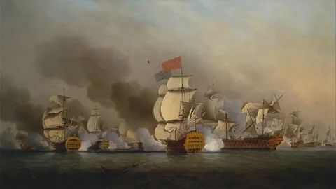 Samuel Scott, Vice Admiral Sir George Anson's Victory off Cape Finisterre