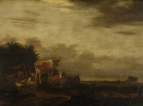 Albert Klomp, Cattle-piece