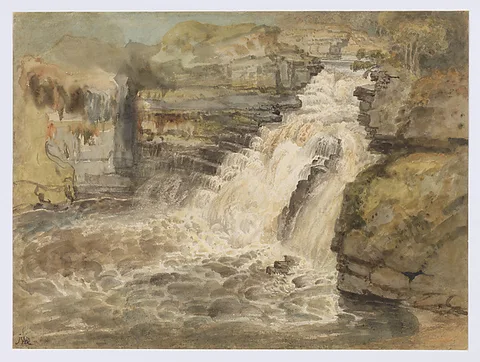 James Ward, The Falls of the Clyde after a Flood