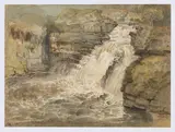 James Ward, The Falls of the Clyde after a Flood
