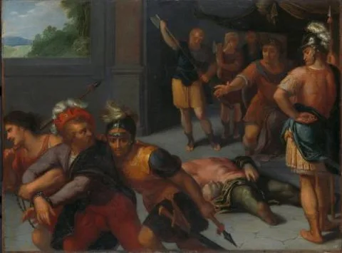 Otto van Veen, "Beheading of Julius Paulus and Imprisonment of Claudius Civilis