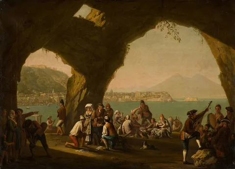 Pietro Fabris, Neapolitan Peasants at Leisure
