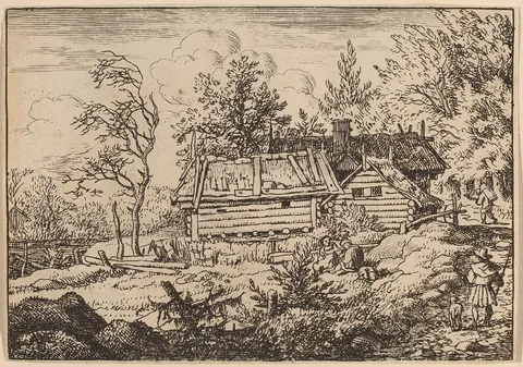 Allart van Everdingen, Pilgrim with a Dog