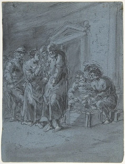 Leonard Bramer, St. Peter Recognized by a Servant Girl