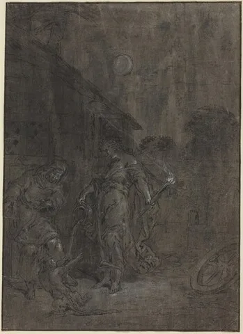 Leonard Bramer, Stellio Changed into a Lizard by Ceres