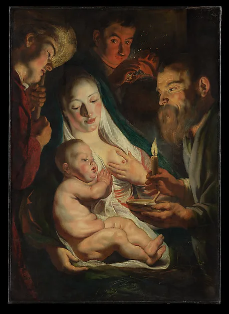 Jacob Jordaens, The Holy Family with Shepherds