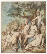 Jacob Jordaens, Allegory of Fertility (Recto)