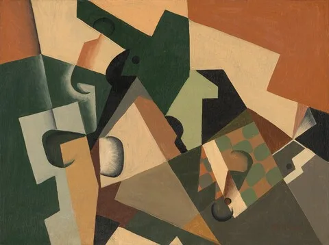 Juan Gris, Glass and Checkerboard