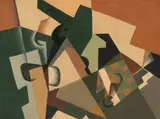 Juan Gris, Glass and Checkerboard
