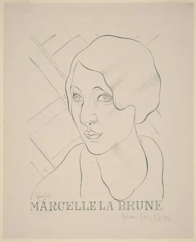 Juan Gris, Marcelle la Brune