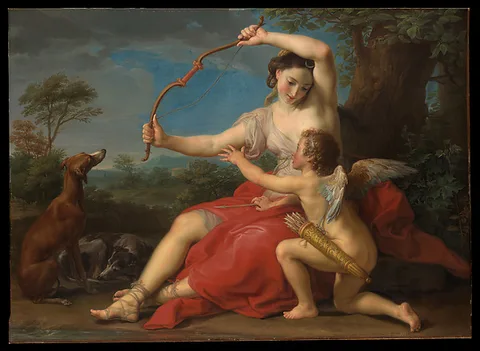 Pompeo Batoni, Diana and Cupid