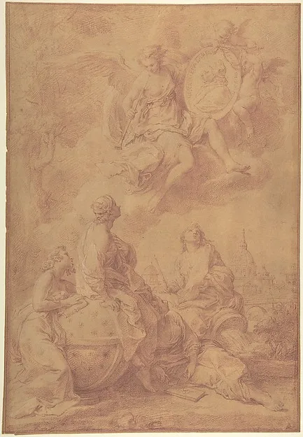 Pompeo Batoni, Allegory in Honor of Pope Benedict XIV