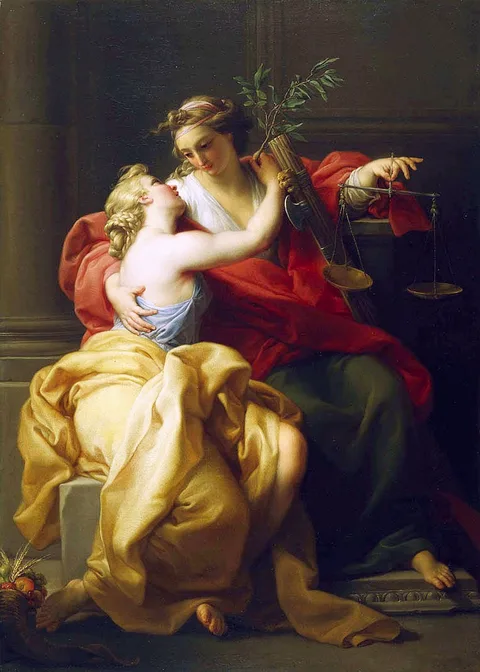 Pompeo Batoni, Peace and Justice