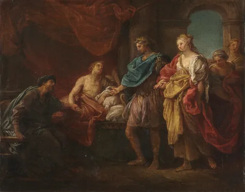 Pompeo Batoni, Study for "Antiochus and Stratonice"