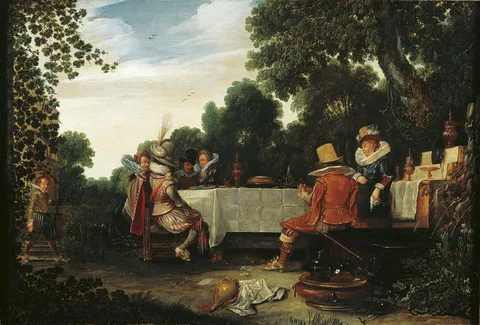 Esaias van de Velde, The Garden Party