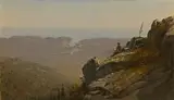 Sanford Robinson Gifford, The Artist Sketching at Mount Desert, Maine