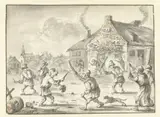 Michiel Carree, Gevecht tussen apen