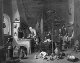 Thomas van Apshoven, A Chemist in his Laboratory