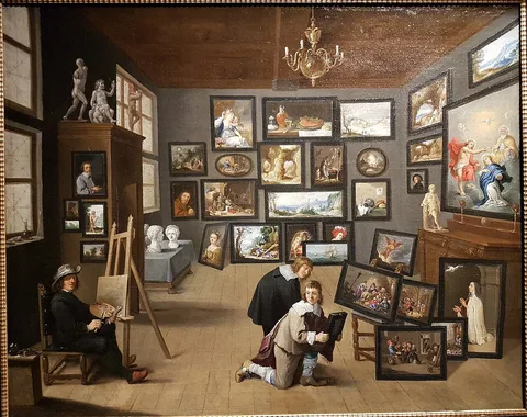 Thomas van Apshoven, The Artist in his Workshop
