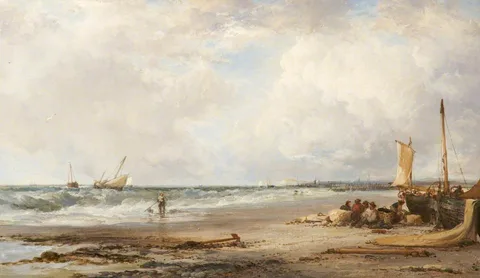 James Webb, Coast Scene near Havre de Grace
