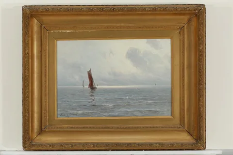 Gustave de Breanski, Silver Ripples (Sea Piece)