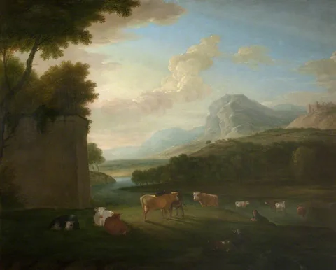 Isaac Vogelsang, Landscape with Cattle
