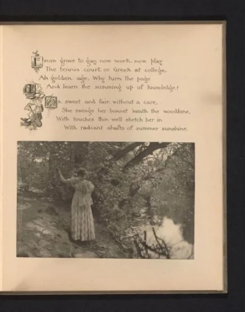 Gray Bartlett, Vrouw aan een waterkant met bomen