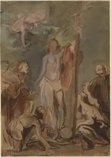Johann Boeckhorst, The Risen Christ Surrounded by Saints