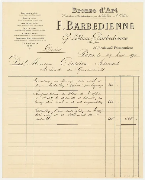 Ferdinand Barbedienne, Maison Barbedienne