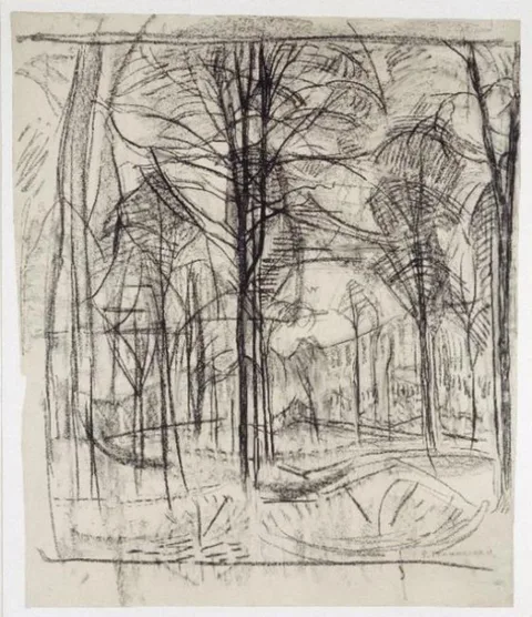 Piet Mondrian, Forest: study for the trees