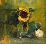 Piet Mondrian, Still Life with Sunflower