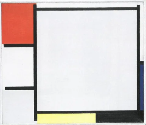 Piet Mondrian, Composition with Red, Blue, Yellow, Black, and Gray