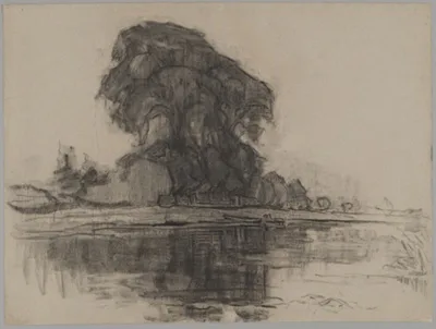 Piet Mondrian, Landzicht Farm: Compositional Study