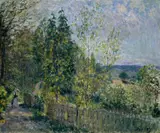 Alfred Sisley, The Road in the Woods