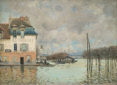 Alfred Sisley, Flooding at Port-Marly