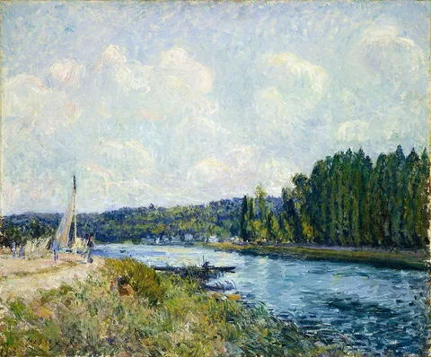 Alfred Sisley, The Banks of the Oise