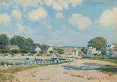 Alfred Sisley, Watering Place at Marly