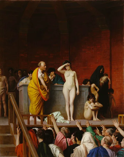 Jean-Léon Gérôme, Slave Market in Rome