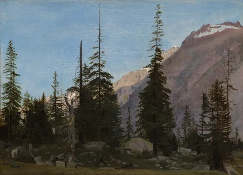 Jean-Léon Gérôme, Alpine Landscape:  The Handegg, Switzerland
