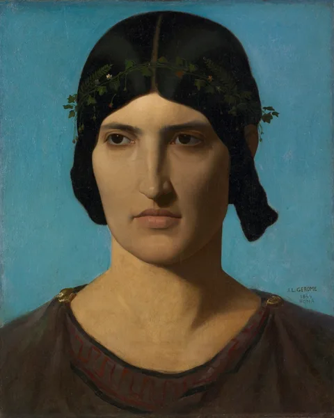 Jean-Léon Gérôme, Head of an Italian Woman