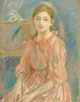 Berthe Morisot, The Artist's Daughter with a Parakeet