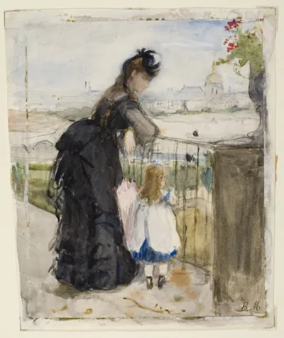 Berthe Morisot, On the Balcony