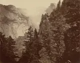 Eadweard Muybridge, Tenaya Canyon from Union Point, Valley of the Yosemite